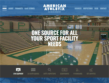 Tablet Screenshot of americanathletix.com